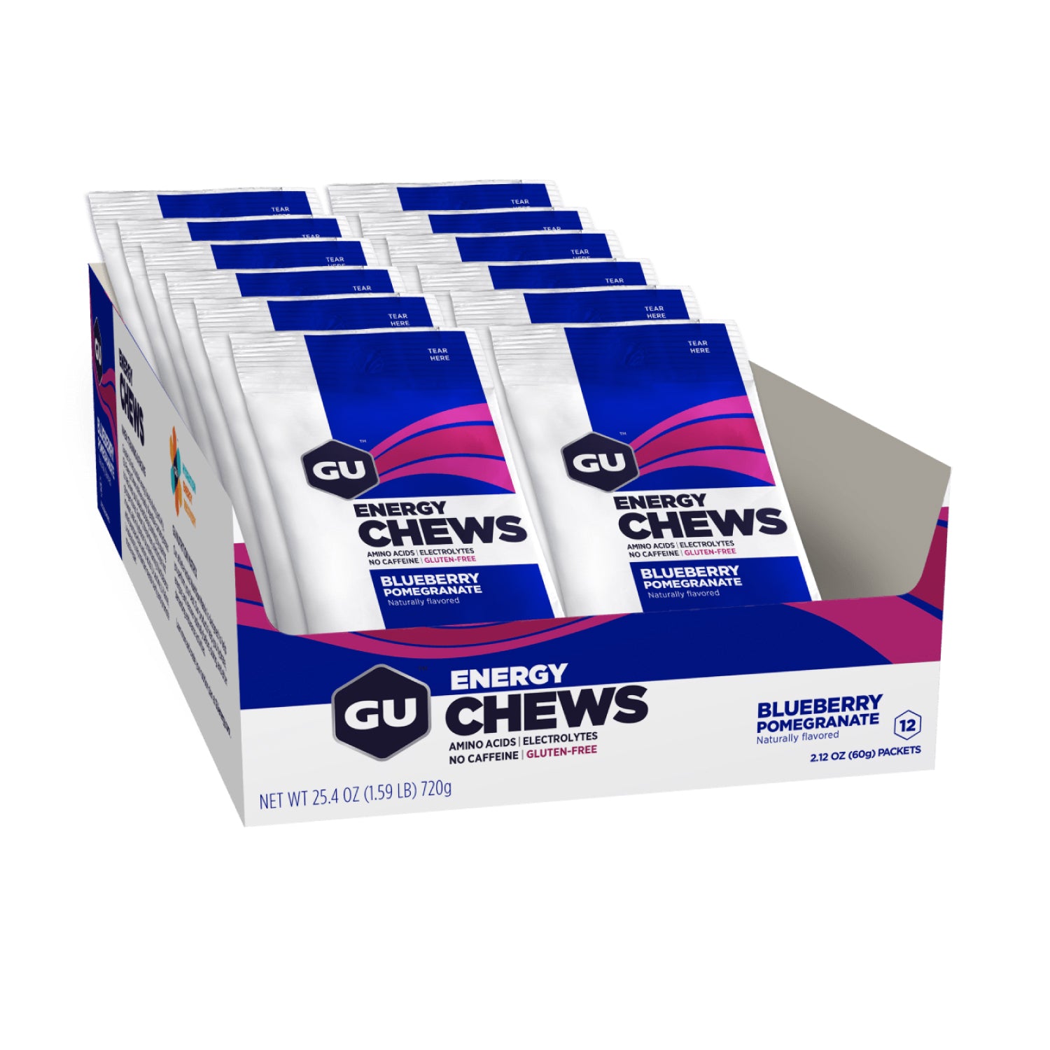 Gu Energy Chews | Caja 12 Gomitas