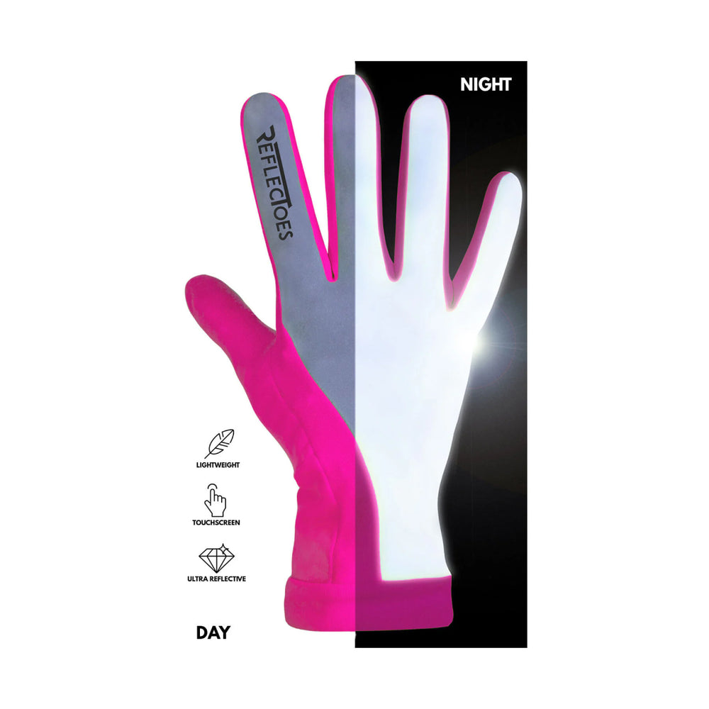 Guantes reflectantes para correr