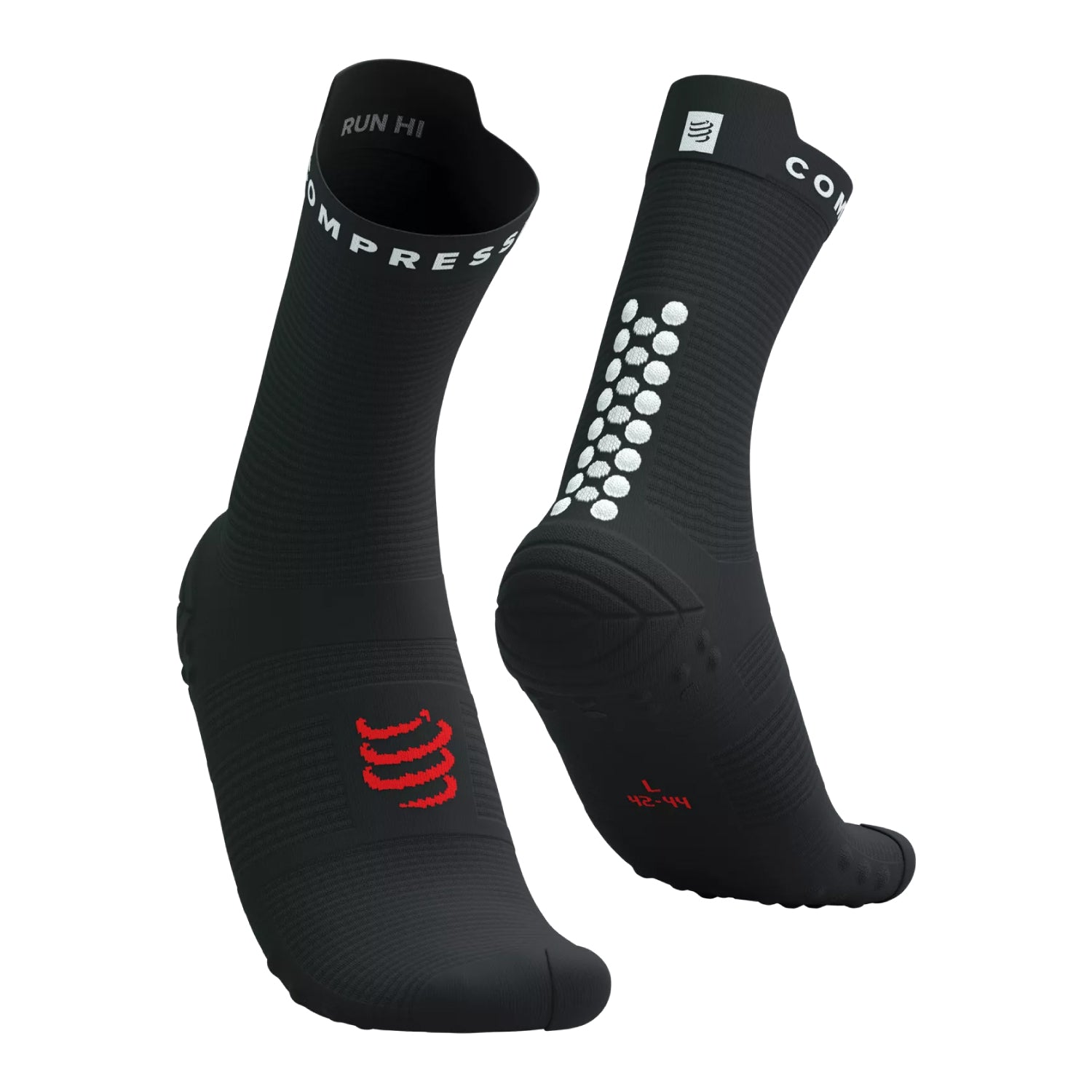 Calcetines de Alto Rendimiento v4.0 – Negro Blanco | Comodidad, Ventilación y Protección Antiampollas