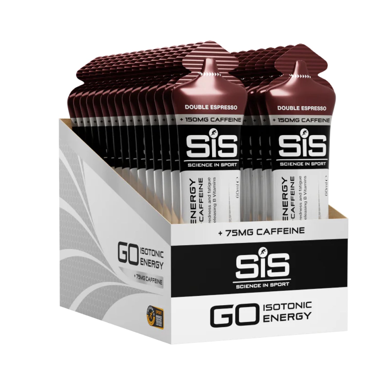 SiS - GO Energy + Cafeina - Caja 30 Unids.